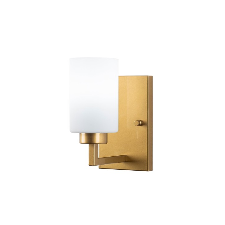 Lámpara de pared Hania-13175 oro metal vidrio 10x19x23 cm