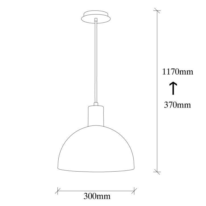 Lámpara de techo Sivani-MR-993 turquesa metal diámetro 30x117 cm