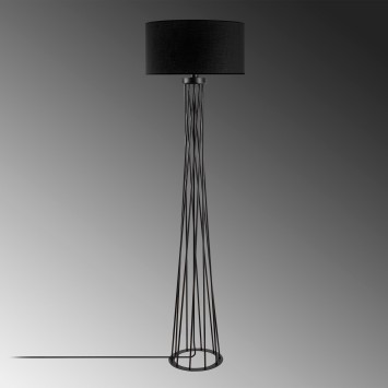 Lámpara de pie Tall-13470 negro metal 50 cmx175x 50 cm - 8683743841622