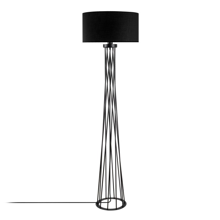 Lámpara de pie Tall-13470 negro metal 50 cmx175x 50 cm