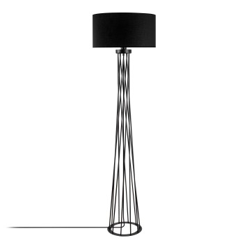 Lámpara de pie Tall-13470 negro metal 50 cmx175x 50 cm - 8683743841622