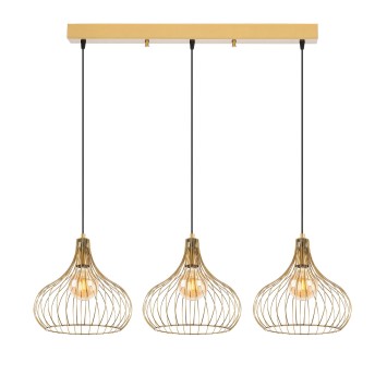 Lámpara de techo TELDAMLA-11925 oro brillante metal 76x22x120 cm - 8683342835565