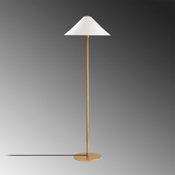 Lámpara de pie Mixed-11512 oro metal 46x46x150 cm - 8683743270187