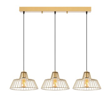 Lámpara de techo HAKCU-11960 oro brillante metal 100x30x116 cm - 8683342834995