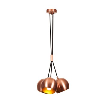 Lámpara de techo Sivani-MR-627 oro cobrizo metal diámetro 30x108 cm - 8681875637809