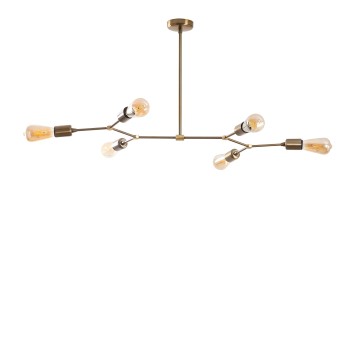 Lámpara de techo Sparrow-1236 oro cobrizo hierro 95x48x48 cm - 8681875943818