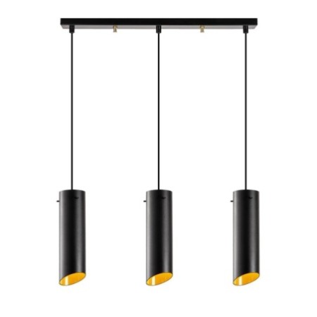 Lámpara de techo Sivani-MR-977 amarillo negro metal 60x8x114 cm