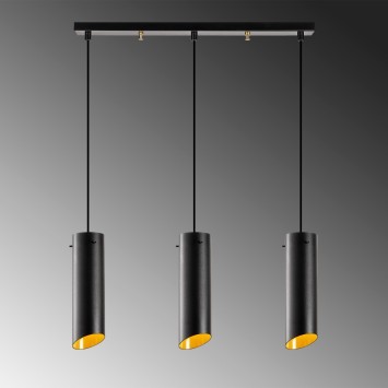 Lámpara de techo Sivani-MR-977 amarillo negro metal 60x8x114 cm - 8681875648546