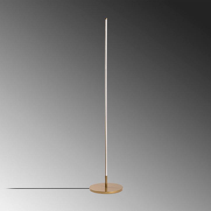 Lámpara de pie Only-13318 oro metal diámetro 30 cmx153 cm