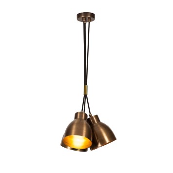 Lámpara de techo Sivani-MR-307 oro cobrizo metal diámetro 30x109 cm - 8681875637700