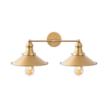 Lámpara de pared Conical-12191 oro metal 55x27x20 cm - 8683743012695