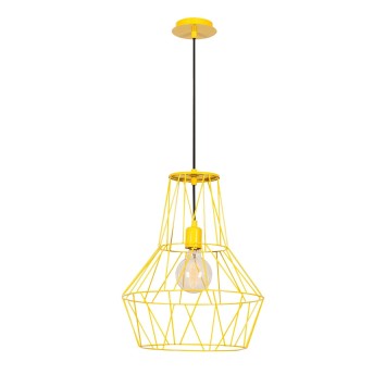 Lámpara de techo Fellini-MR-997 amarillo metal diámetro 37x137 cm - 8681875648973