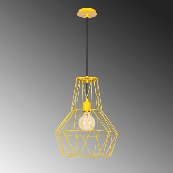 Lámpara de techo Fellini-MR-997 amarillo metal diámetro 37x137 cm - 8681875648973