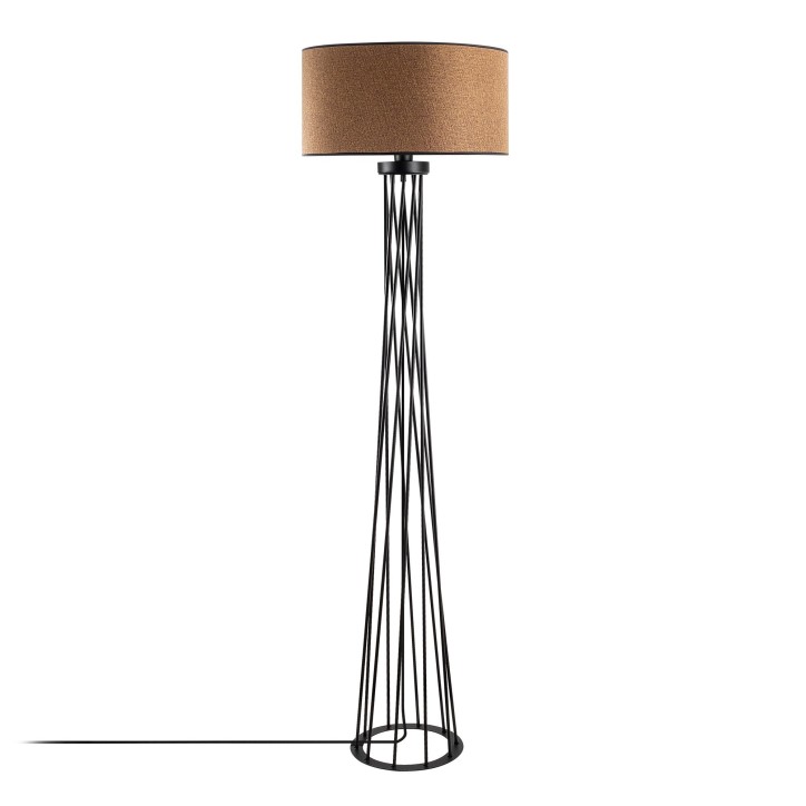 Lámpara de pie Tall-13472 marrón metal 50 cmx175x 50 cm