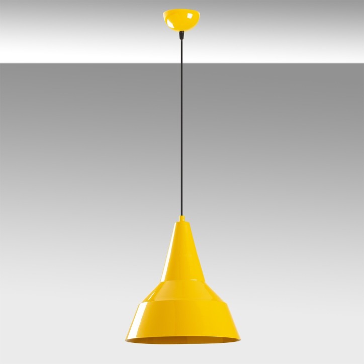 Lámpara de techo Sağlam-3728 oro amarillo metal diámetro 30x131 cm