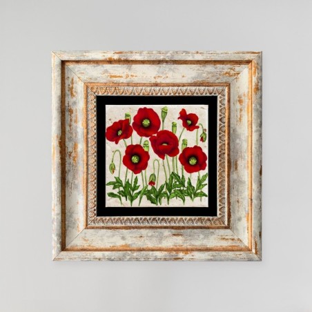 Cuadro decorativo enmarcado TC357225 multicolor 20x20 cm