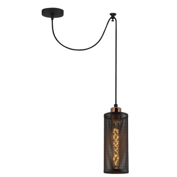 Lámpara de techo Amasra-N-982 bronce negro metal diámetro 50x116 cm - 8681875574067