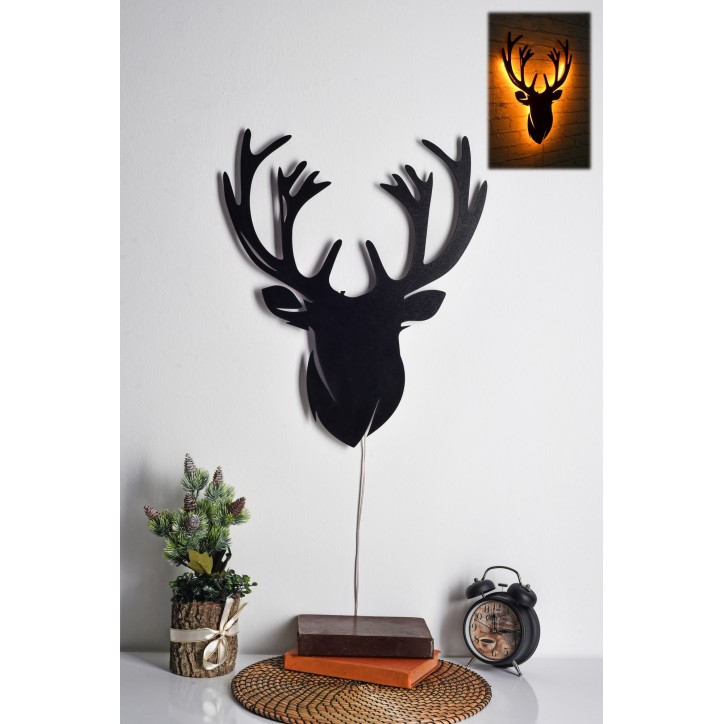 Iluminación LED decorativa Deer 2 amarillo 25x30 cm