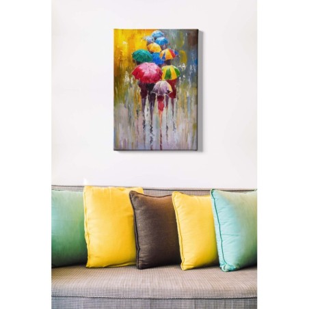 Pintura decorativa lienzo Kanvas Tablo -248 multicolor 50x70 cm