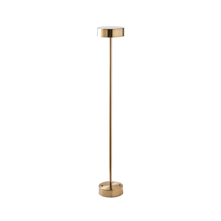 Lámpara de pie Keyf-13401 oro cobrizo metal diámetro 16x111 cm