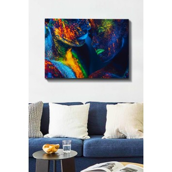 Pintura decorativa lienzo Kanvas Tablo-147 multicolor 70x100 cm