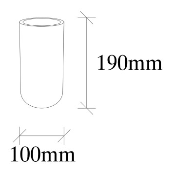 Lámpara de mesa Kavuk-NT-130 madera madera 10x10x19 cm - 8681875765281