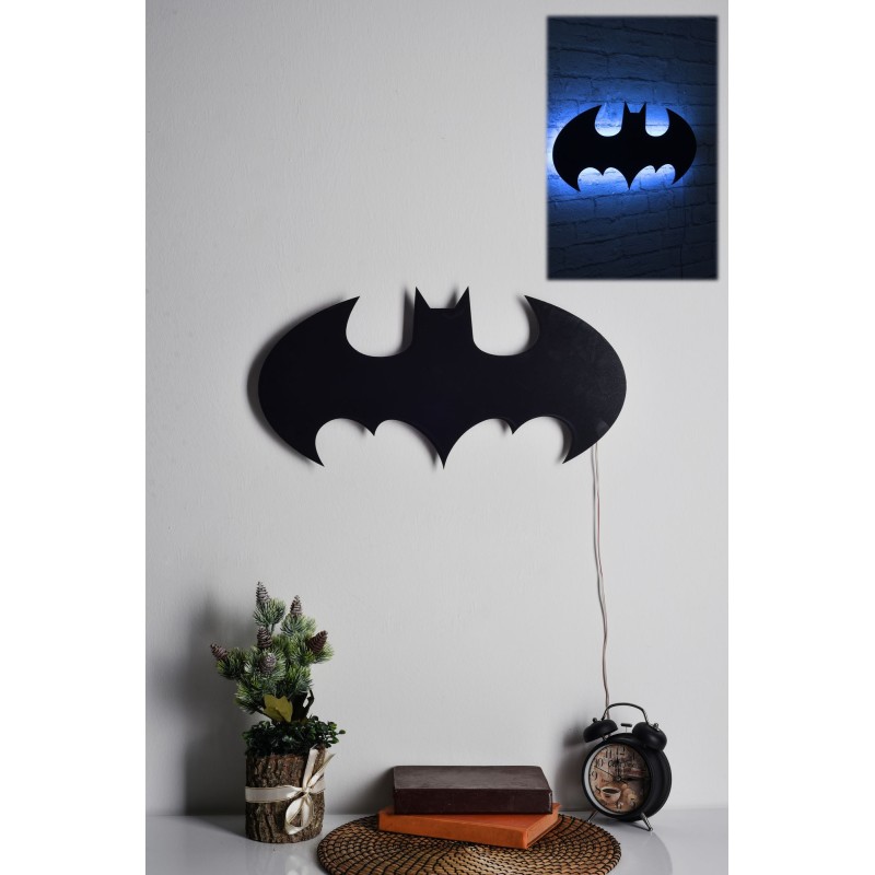 Iluminación LED decorativa Batman azul 50x25 cm