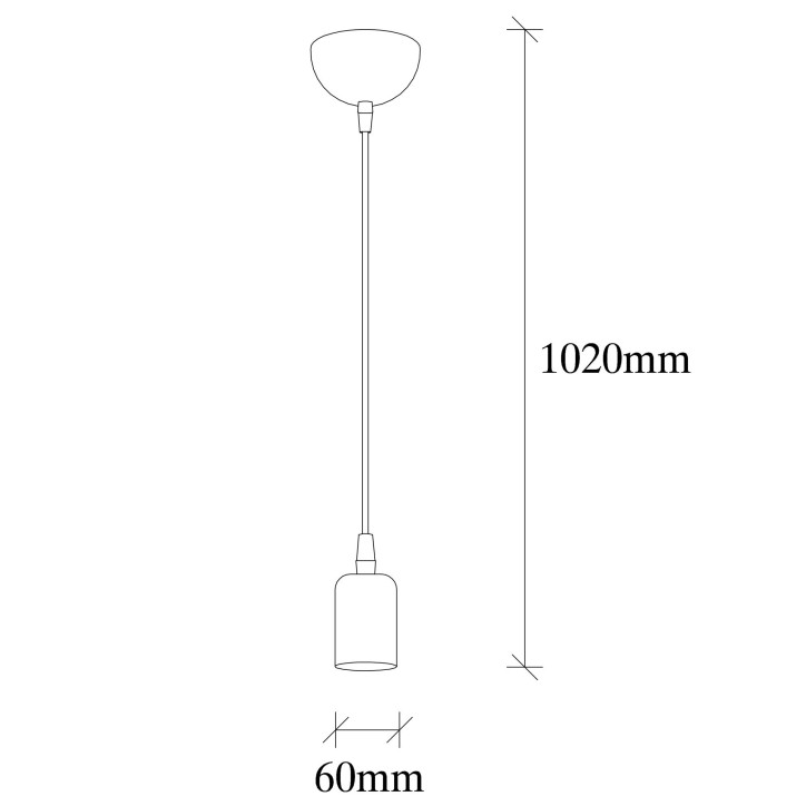 Lámpara de techo Kabluni-MR-924 cobre metal diámetro 6x102 cm