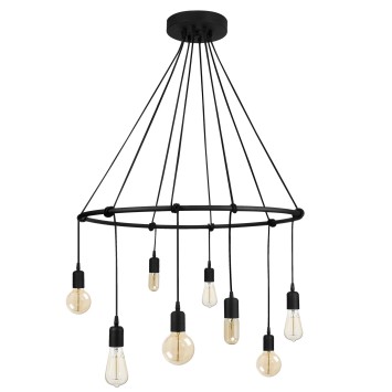 Lámpara de techo Salkım-3111 negro metal diámetro 80x180 cm - 8681875467505