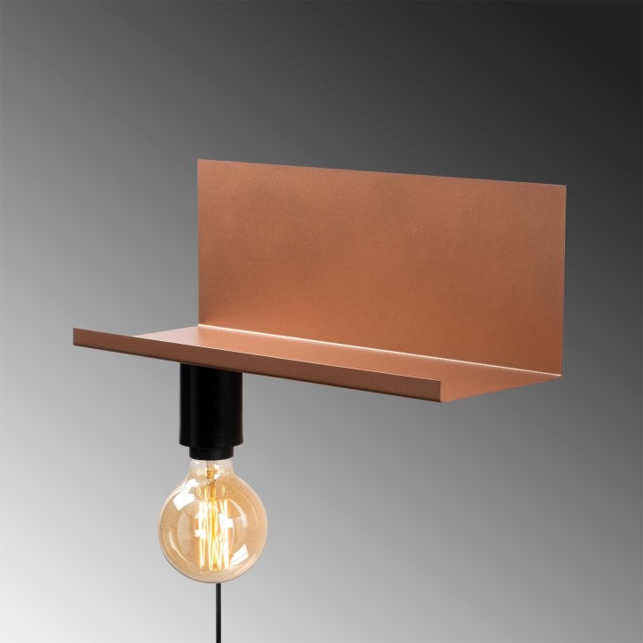 Lámpara de pared Tokyo-501-R COPPER cobre metal 40x15x15 cm