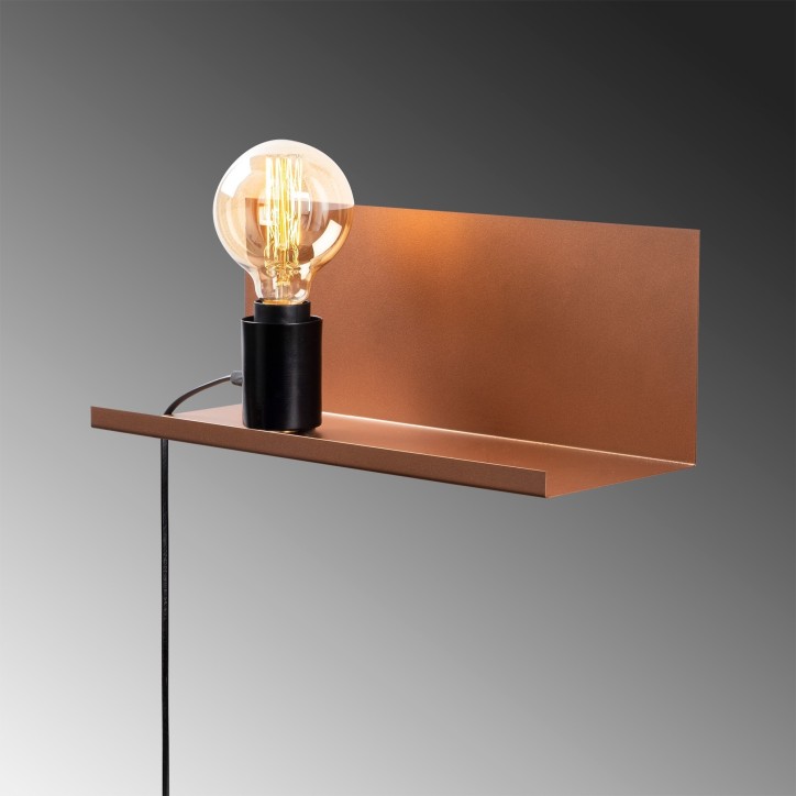 Lámpara de pared Tokyo-501-R COPPER cobre metal 40x15x15 cm