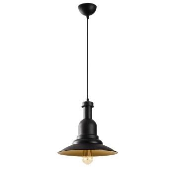 Lámpara de techo Sağlam-3713 oro negro metal diámetro 33x126 cm - 8681875467871