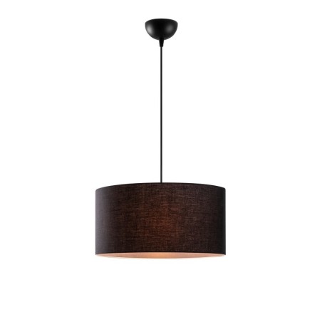 Lámpara de techo Abajur-6440 negro metal tela 40x40x38 - 118 cm