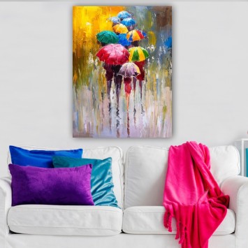 Pintura decorativa lienzo 613776053_70100 multicolor 70x100 cm