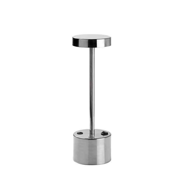 Lámpara de mesa Keyf-13394 cromo metal diámetro 9x28 cm