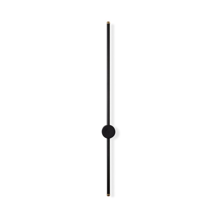 Lámpara de pared Sword-13484 negro metal 91 cmx10x 7 cm