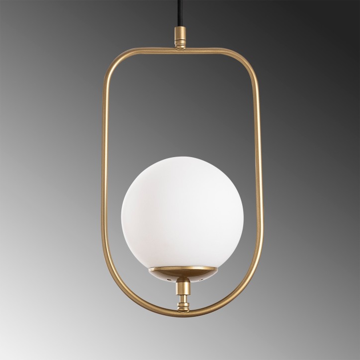 Lámpara de techo Skew-13451 oro metal 80 cm