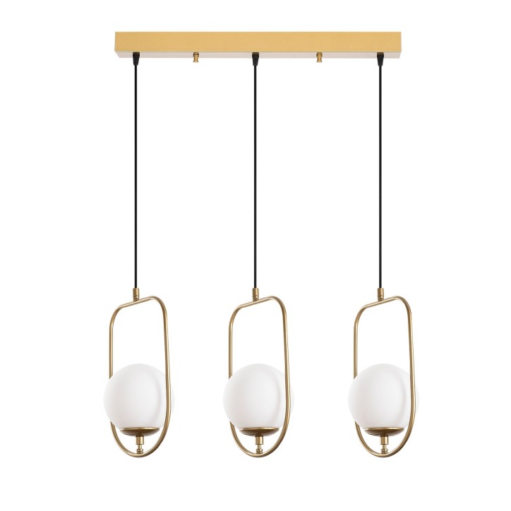 Lámpara de techo Skew-13451 oro metal 80 cm