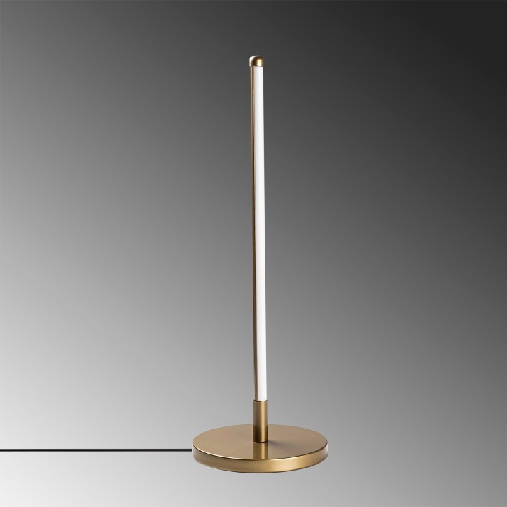 Lámpara de mesa Only-13316 oro metal diámetro 18x 51 cm