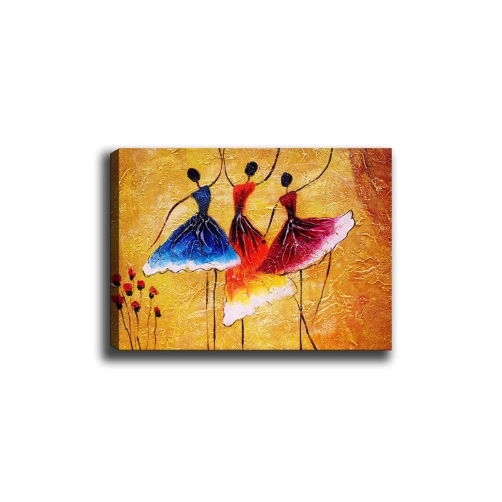 Pintura decorativa lienzo Kanvas Tablo-151 multicolor 70x100 cm