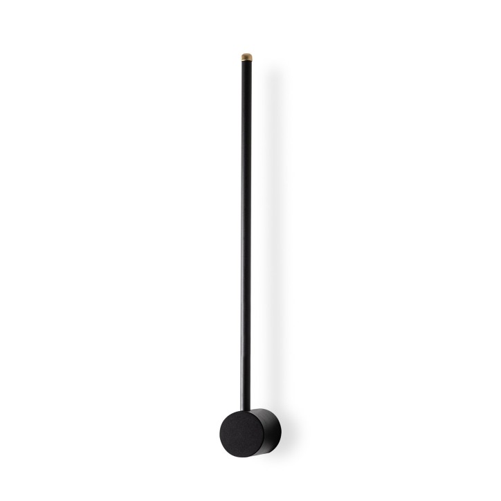 Lámpara de pared Sword-13480 negro metal 62 cmx10x 7 cm