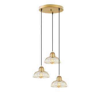 Lámpara de techo DOPO-12105 oro brillante metal 44x44x114 cm - 8683342834902