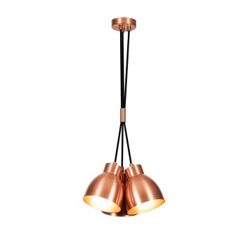 Lámpara de techo Sivani-MR-308 cobre metal diámetro 30x109 cm - 8681875637717