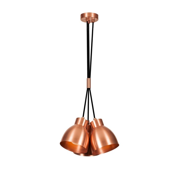 Lámpara de techo Sivani-MR-308 cobre metal diámetro 30x109 cm