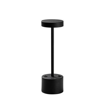 Lámpara de mesa Keyf-13390 negro metal diámetro 9x28 cm - 8683743823734