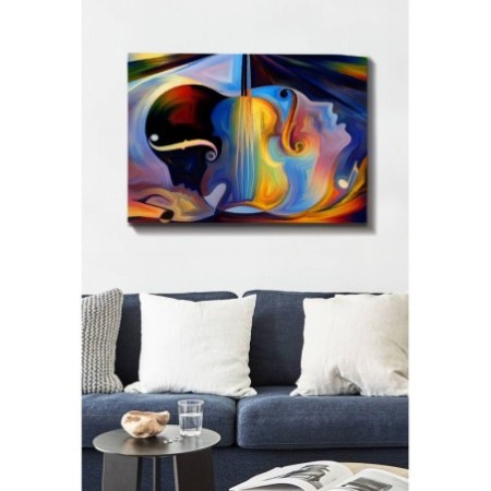 Pintura decorativa lienzo Kanvas Tablo-106 multicolor 70x100 cm