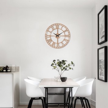 Reloj de pared metal Metal Wall Clock 2 cobre 48x48 cm