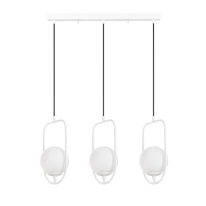 Lámpara de techo Skew-13452 blanco metal 80 cm