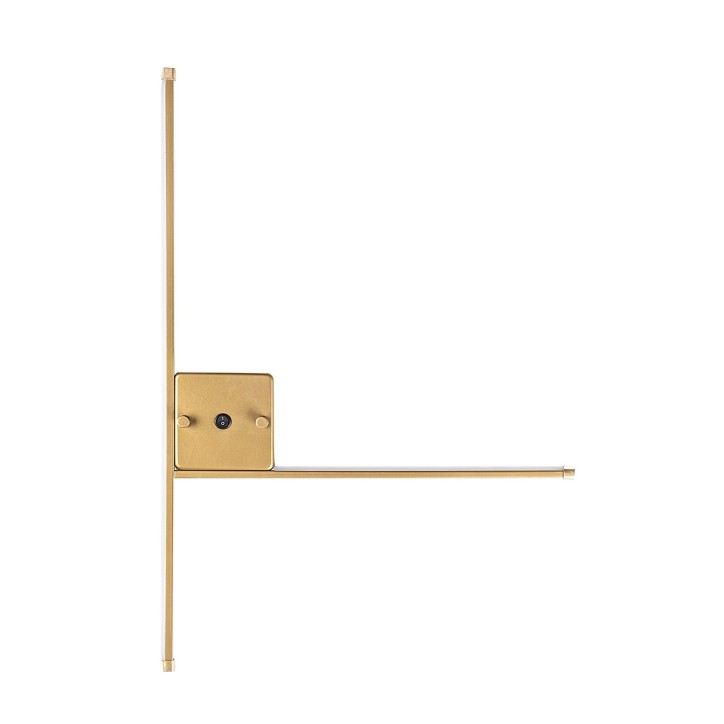 Lámpara de pared Sarf-13616 oro metal 61 cmx42x 3 cm