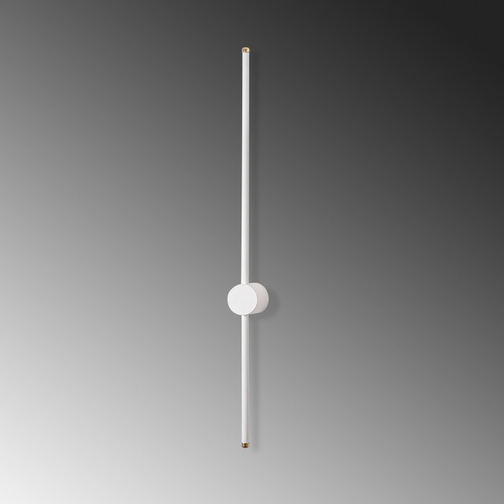 Lámpara de pared Sword-13486 blanco metal 91 cmx10x 7 cm